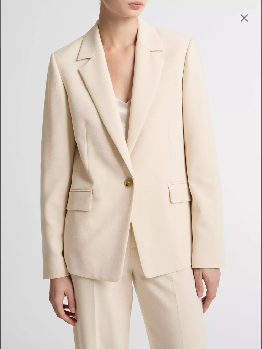 Vince $628 Soft Sculpture Single-Breasted Blazer